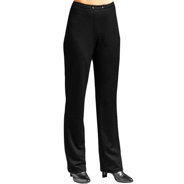 Paula Ryan Tailored Pant MircoJersey - Black - Image 2