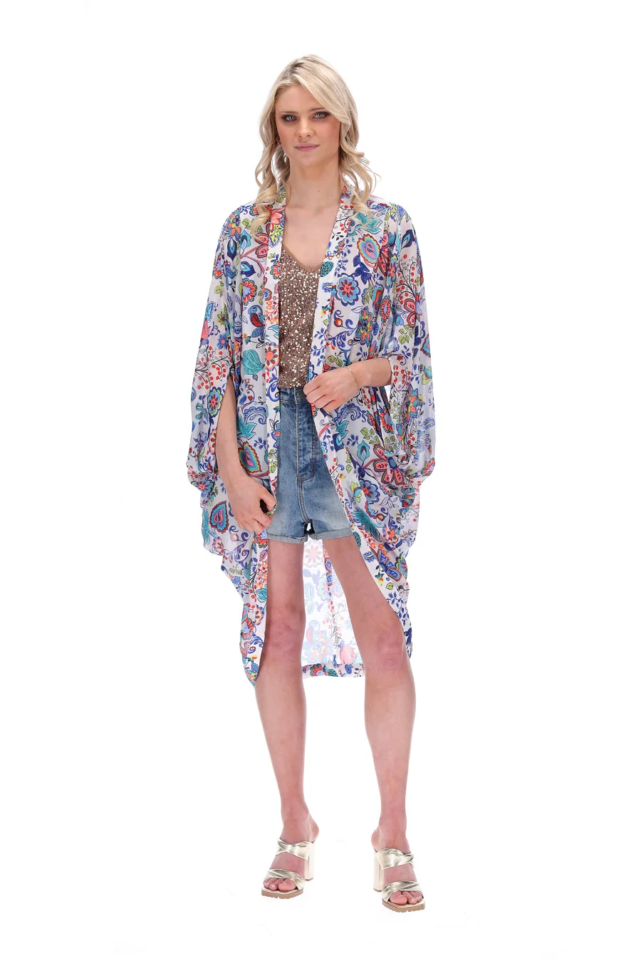Augustine Saxton Kimono - Long
