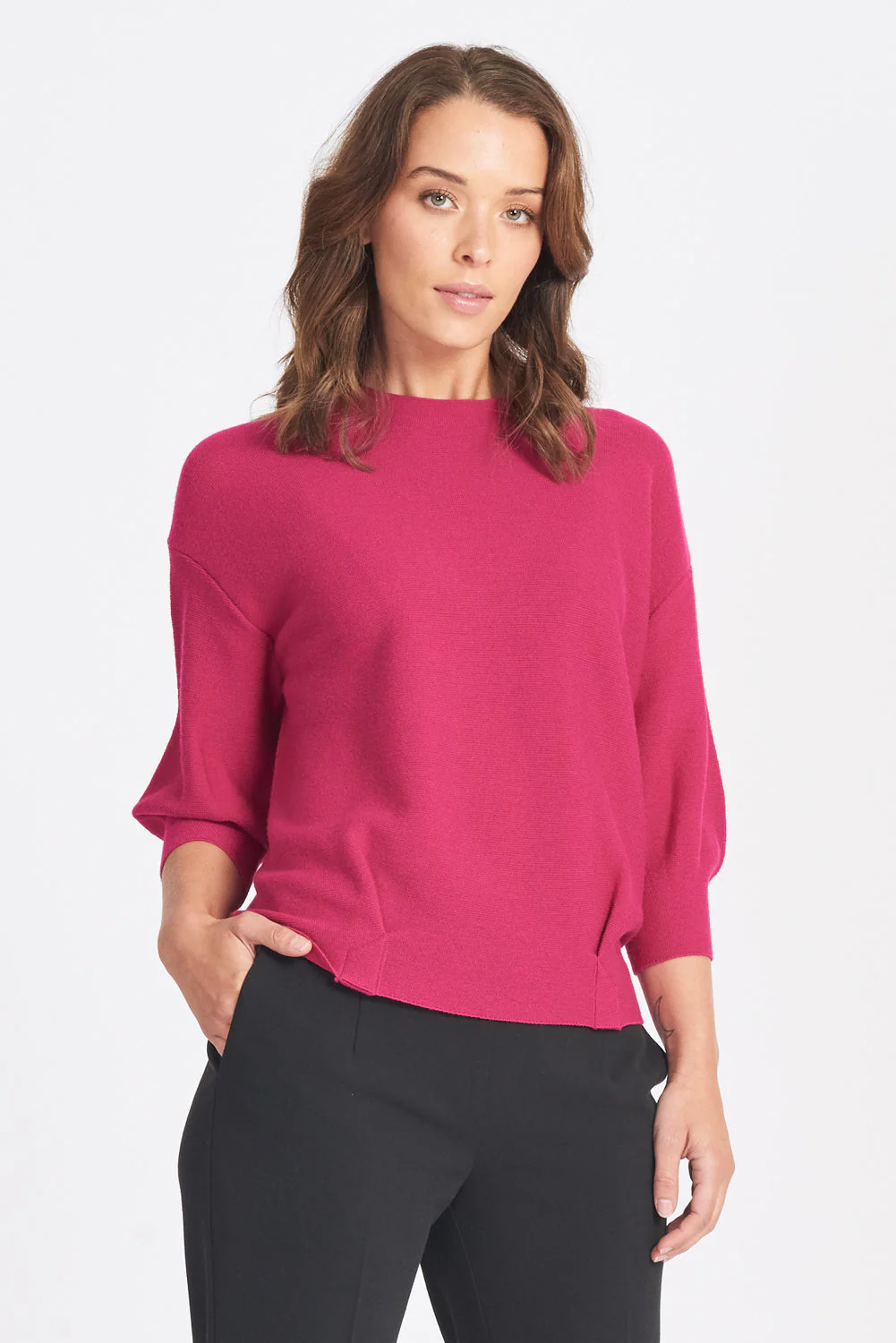 3/4 Tulip Sleeve Jumper - Admiral Blue - Image 5