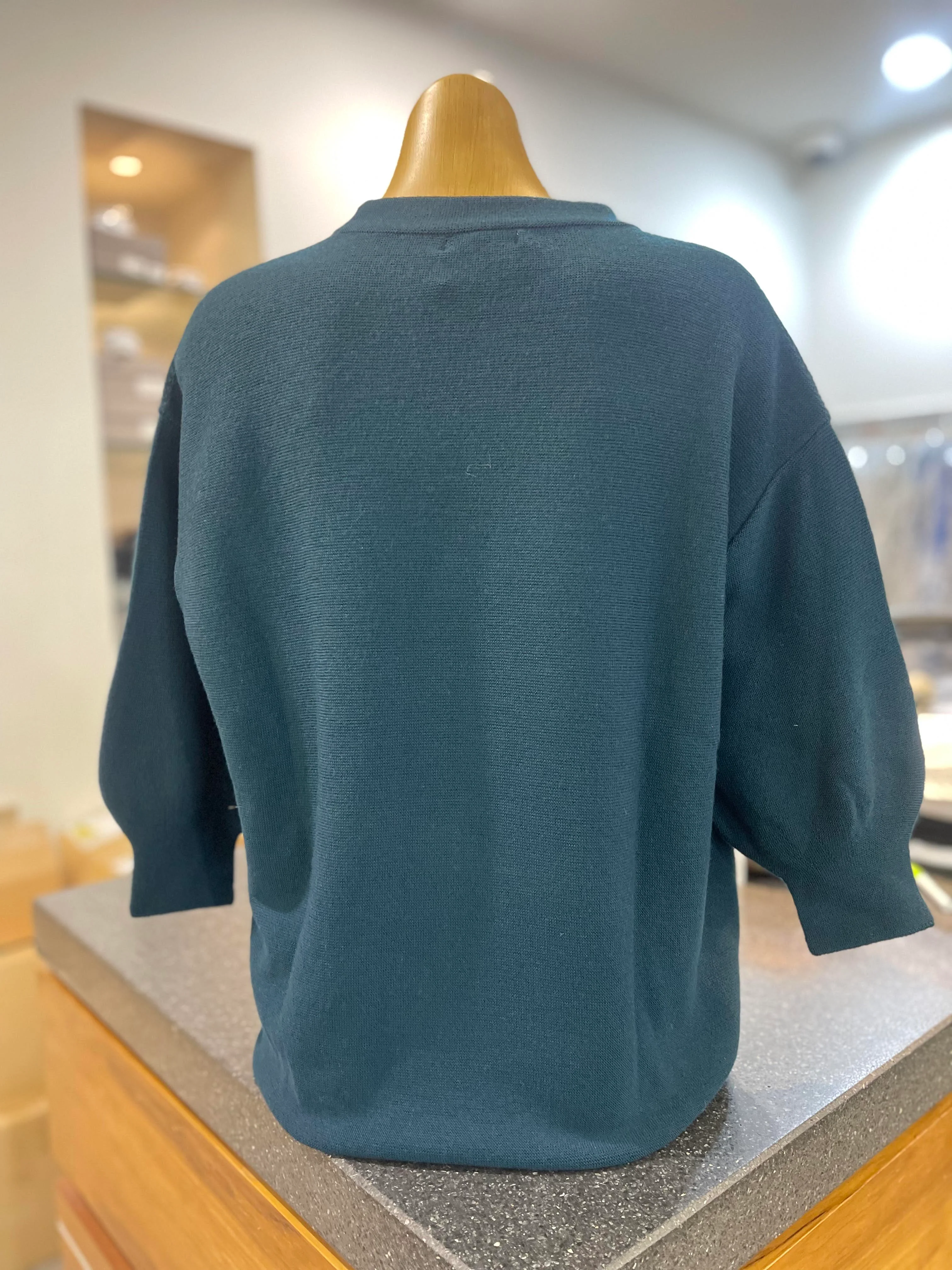 3/4 Tulip Sleeve Jumper - Pinetree - Image 3