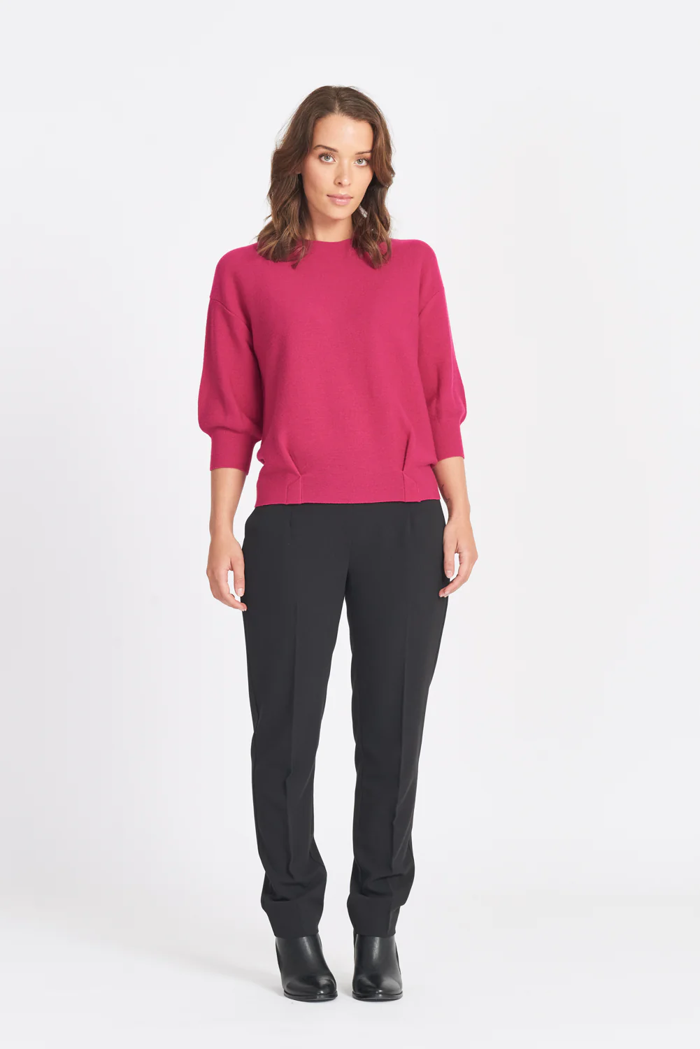 3/4 Tulip Sleeve Jumper - Pinetree - Image 7