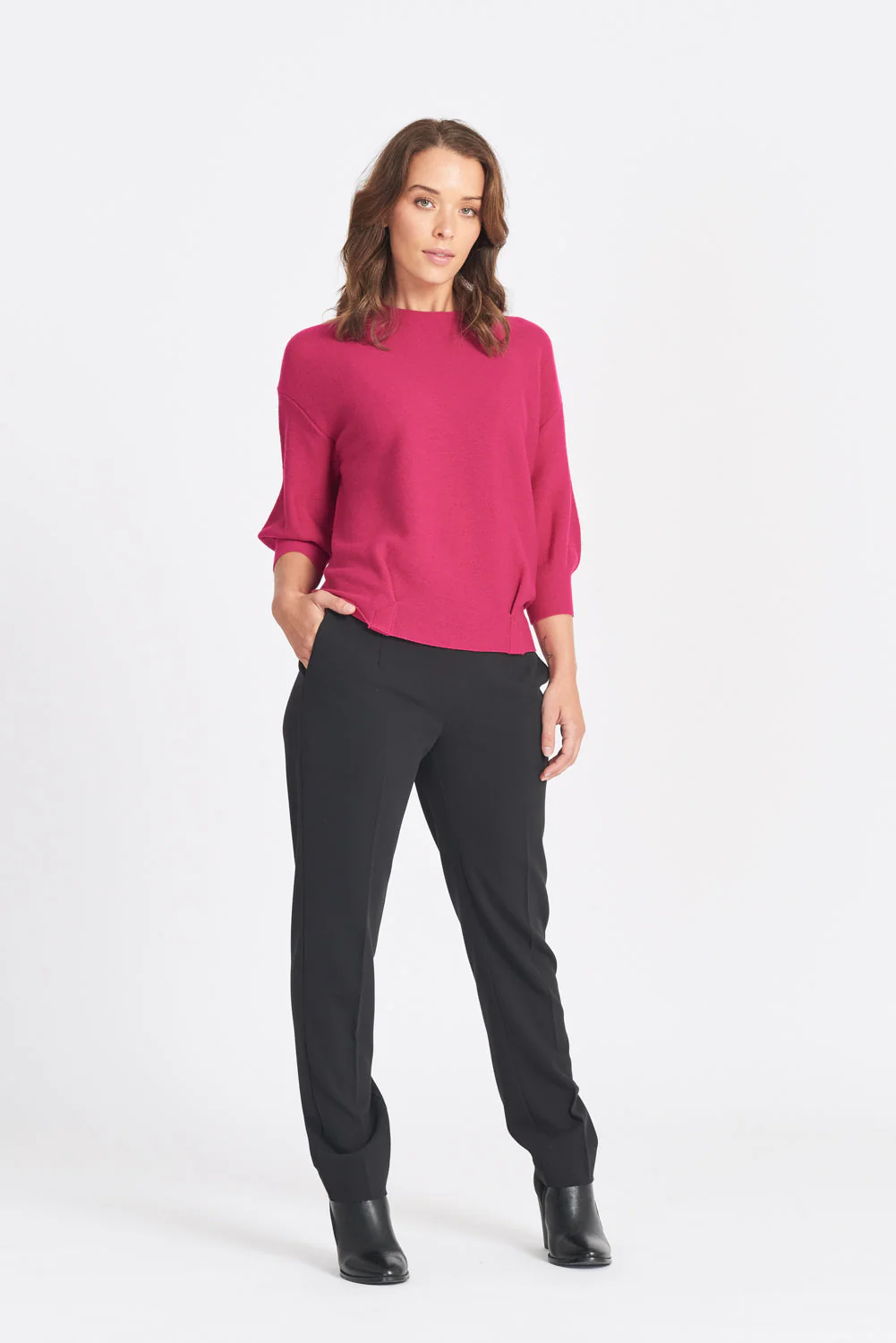 3/4 Tulip Sleeve Jumper - Tamarillo - Image 7