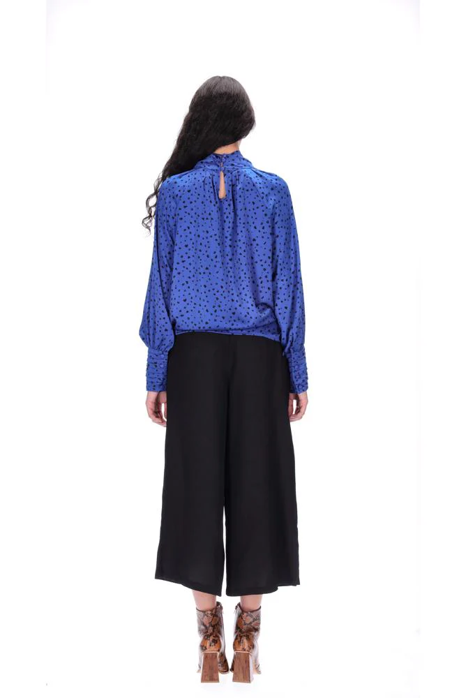 Amaya Julia Blouse - Blue Spot - Image 5