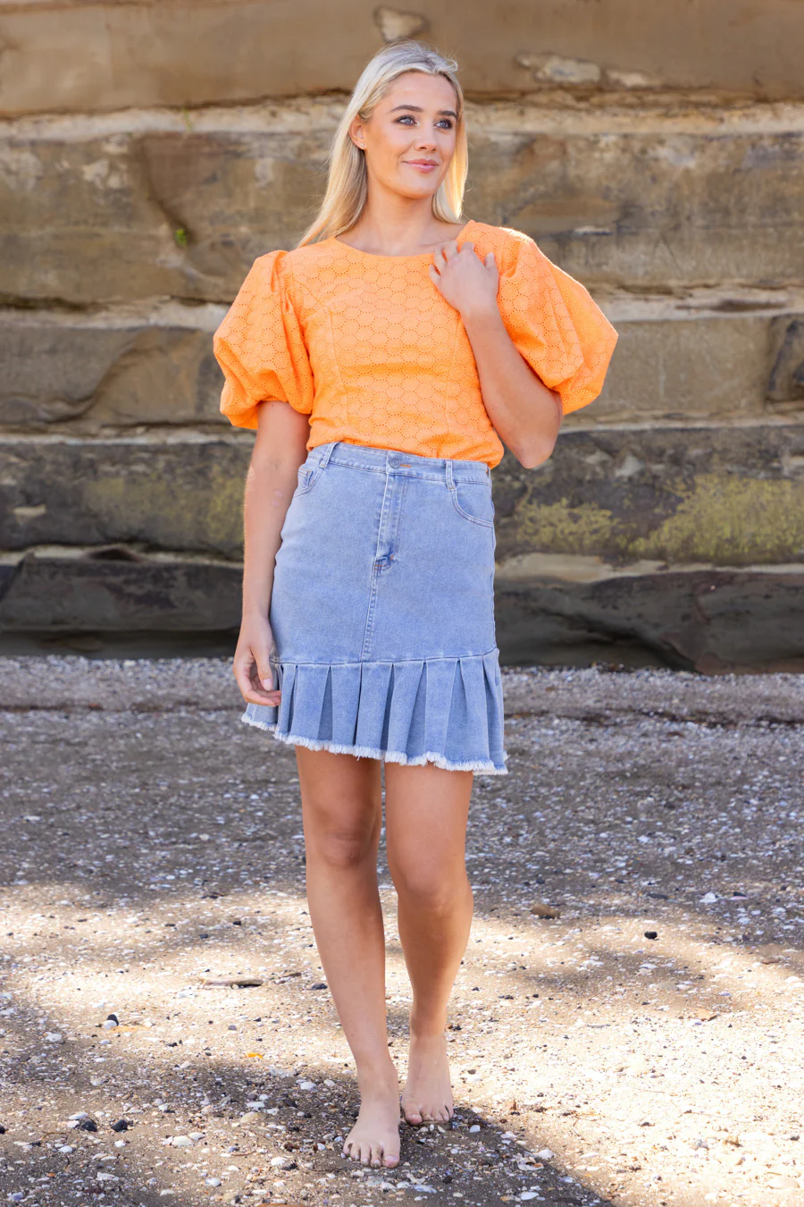 Amaya Kendall Denim Skirt - Image 2