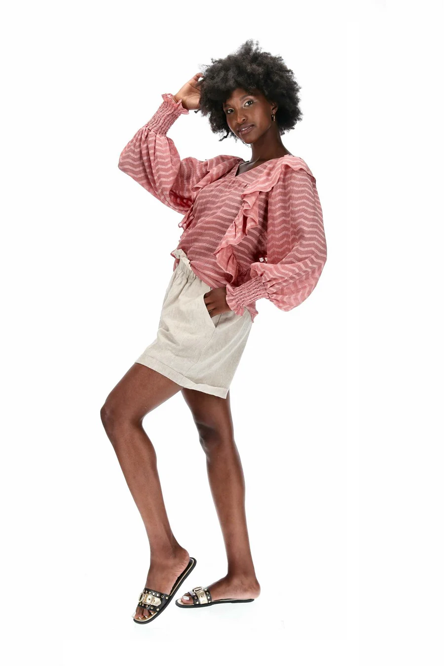 Amaya Lala Short Beige - Image 4