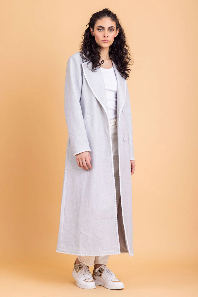 Amaya Magnolia Coat - Grey