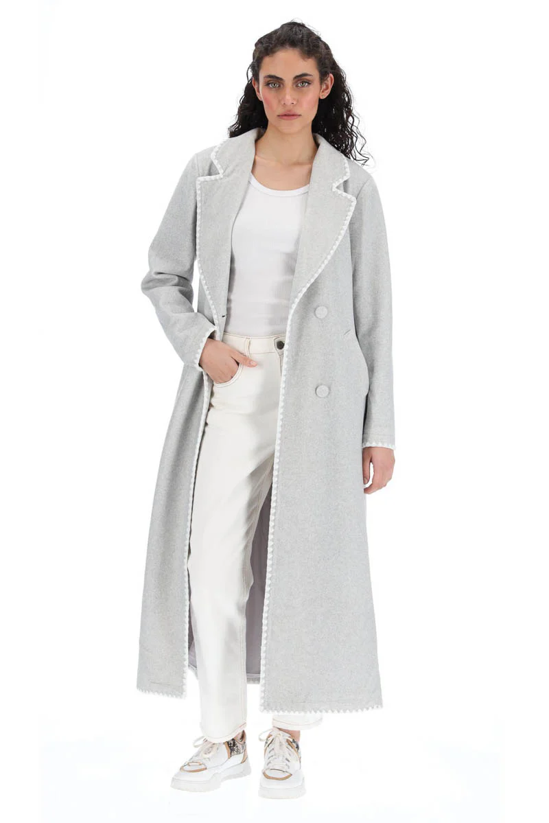 Amaya Magnolia Coat - Grey - Image 5