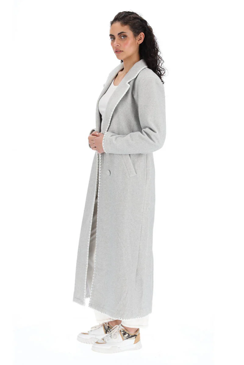 Amaya Magnolia Coat - Grey - Image 6