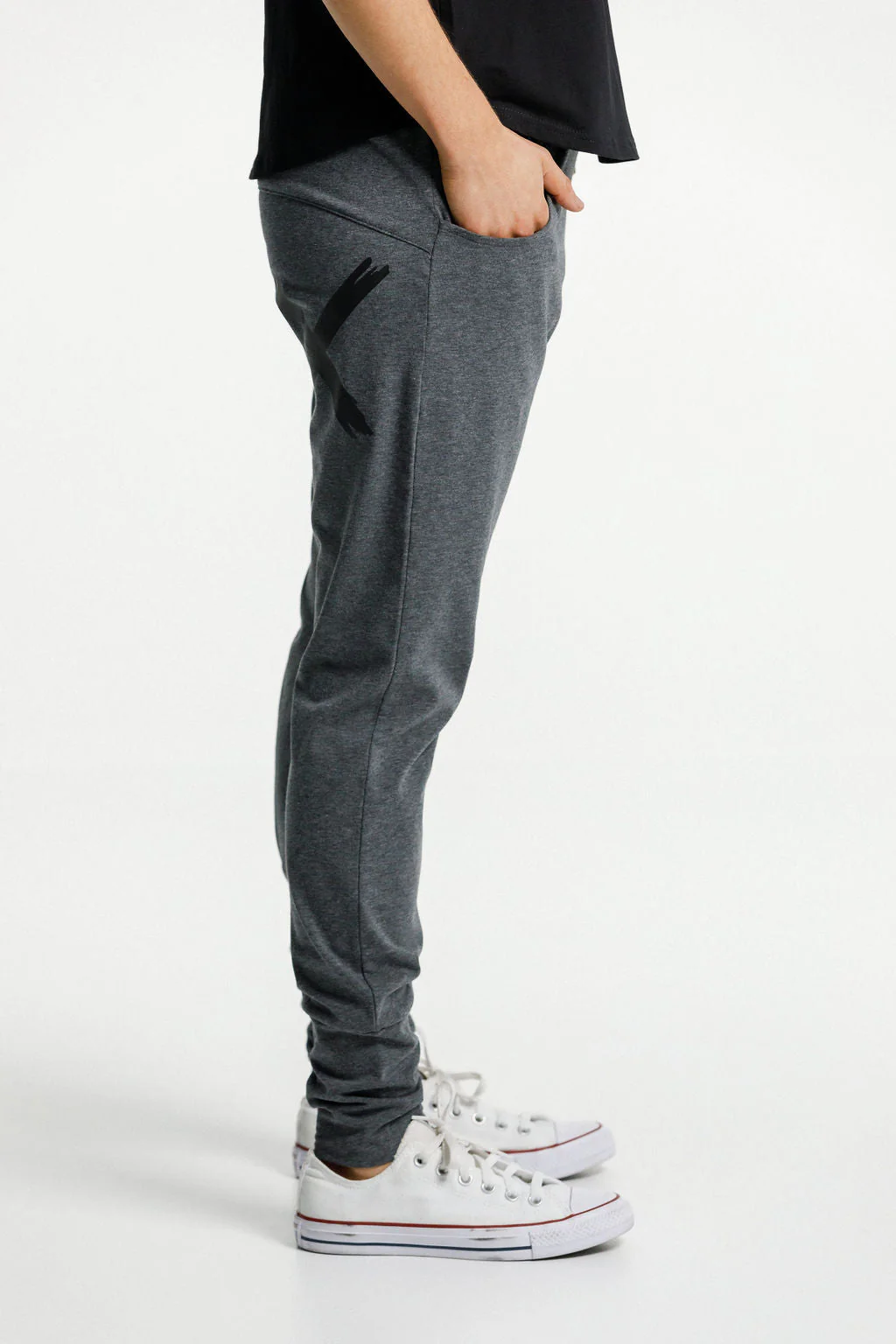 Apartment Pants In Charcoal - Black X - Image 2
