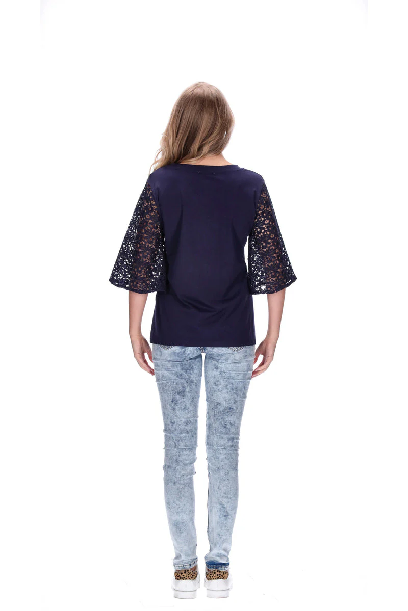 Arya Top - Navy - Image 3