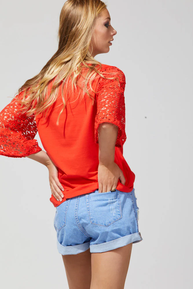 Arya Top - Tangerine - Image 3