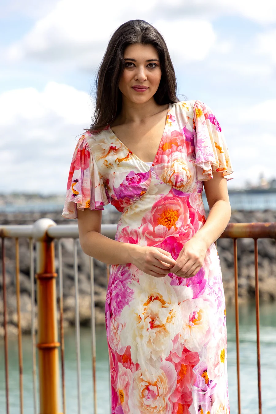 Augustine Ava Bias Cut Midi Dress - Image 2