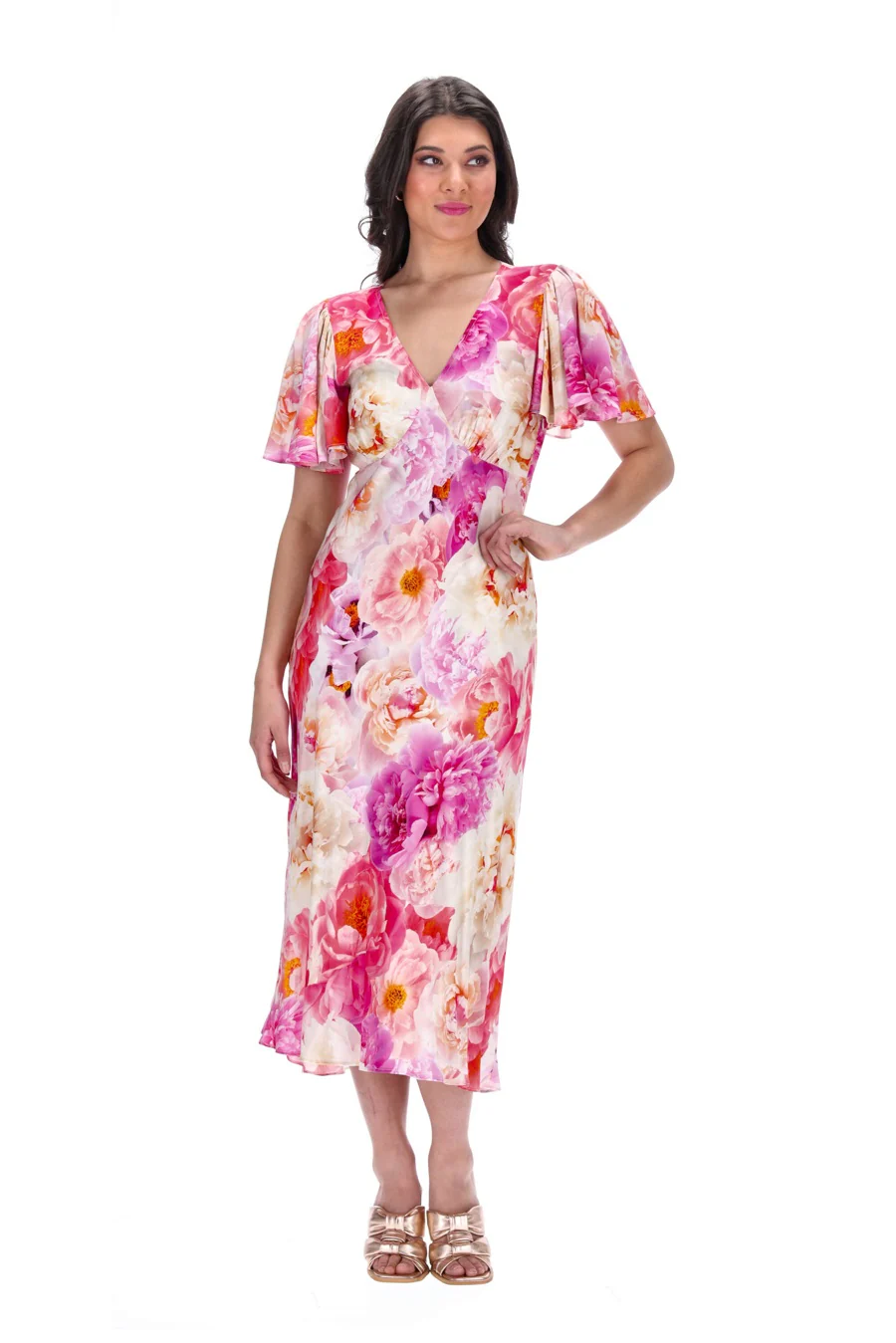 Augustine Ava Bias Cut Midi Dress - Image 3