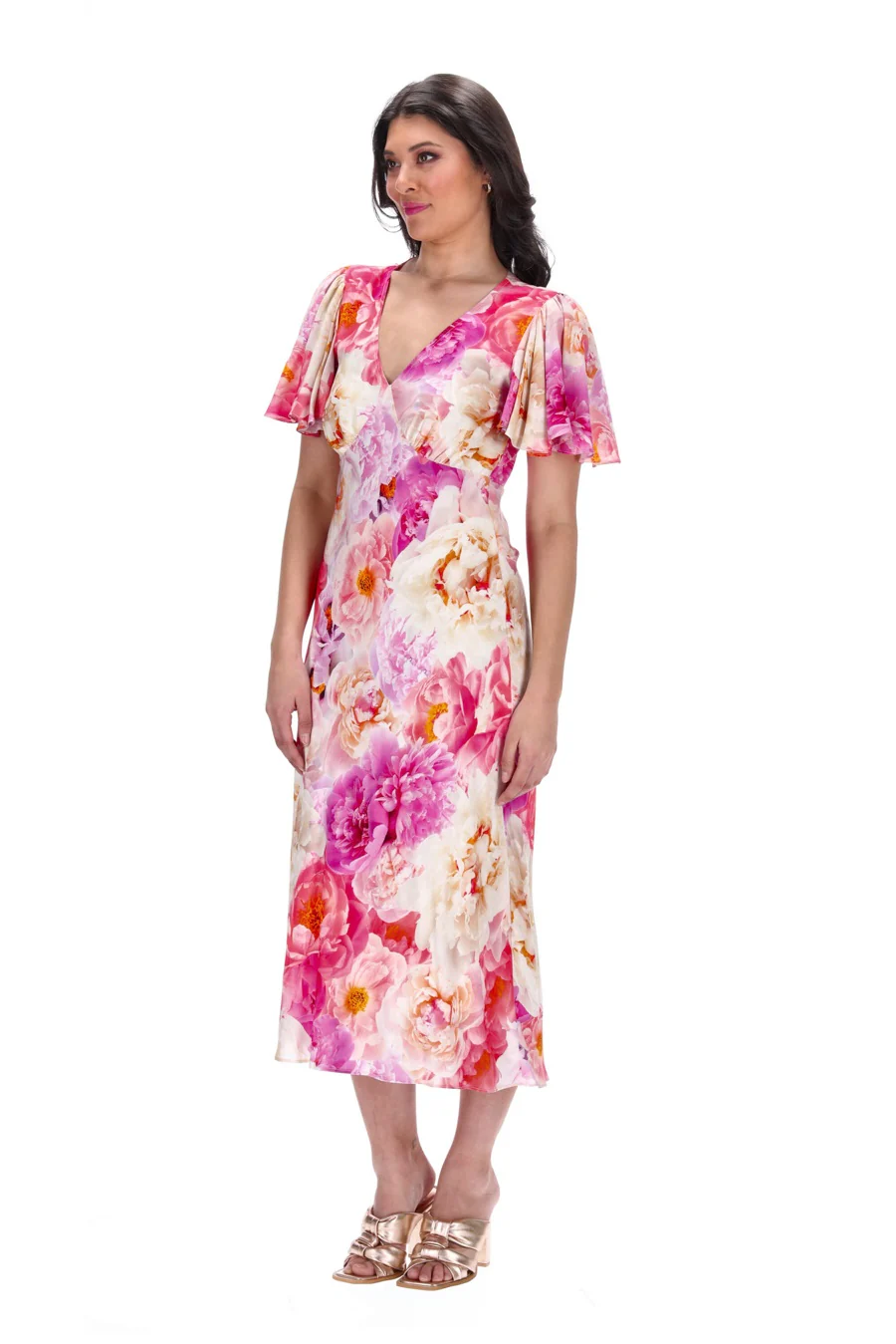 Augustine Ava Bias Cut Midi Dress - Image 4