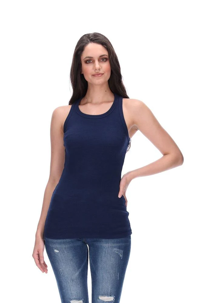 Augustine Charise Tank Singlet - Navy