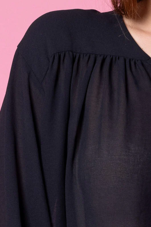 Augustine Charlotte Blouse - Black - Image 2