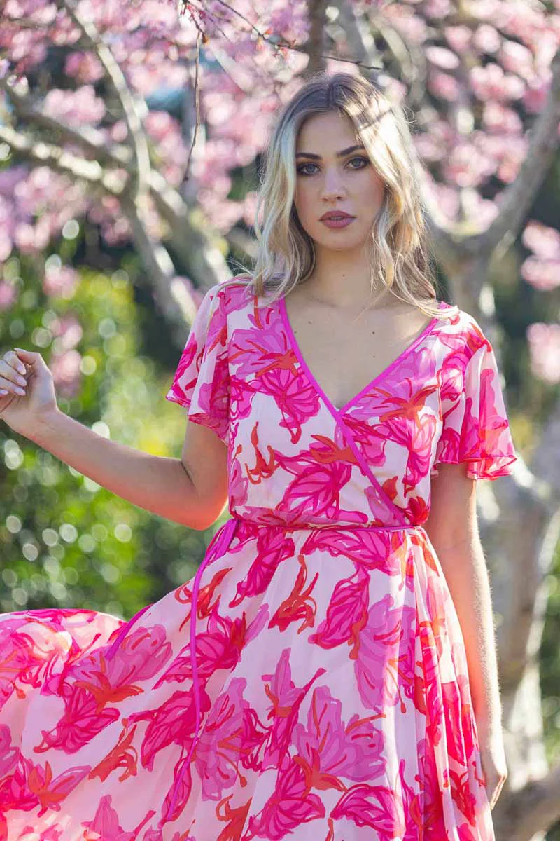 Augustine Influences Wrap Dress - Image 2