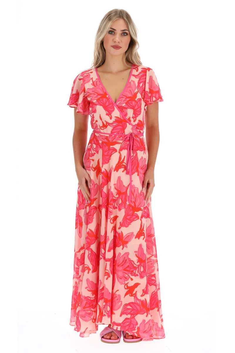 Augustine Influences Wrap Dress - Image 3