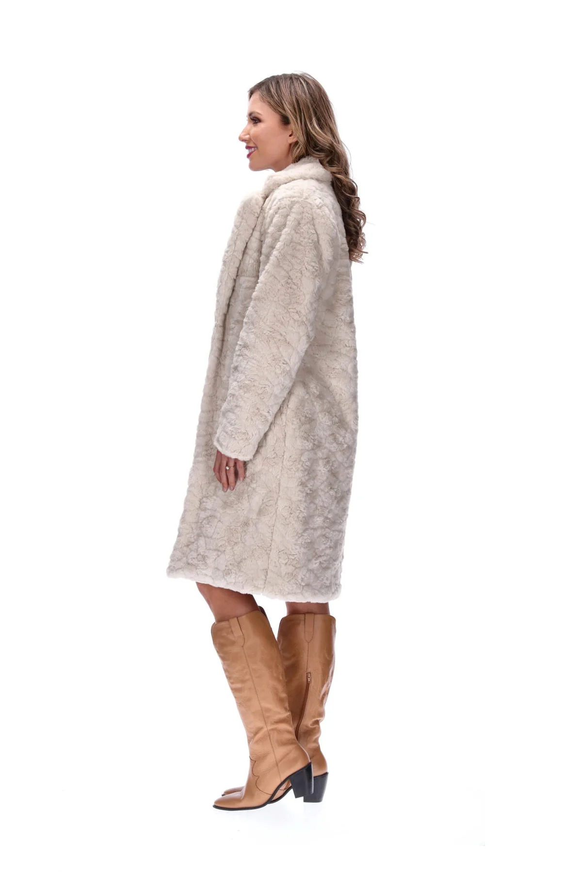 Augustine Jessica Coat- Cream Beige - Image 4