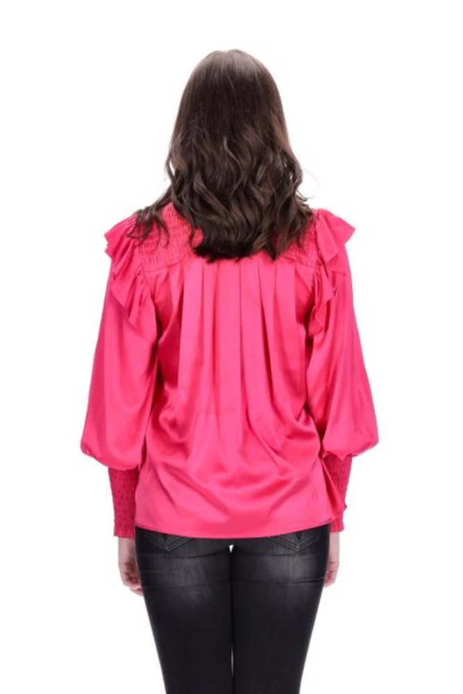 Augustine Lily Top - Crimson Pink - Image 3