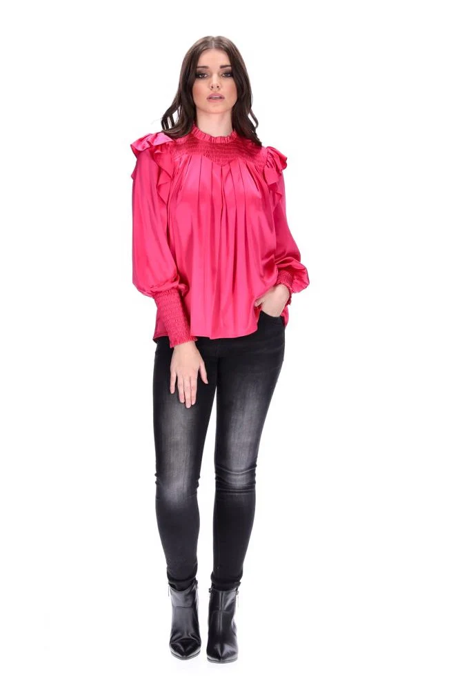 Augustine Lily Top - Crimson Pink - Image 4