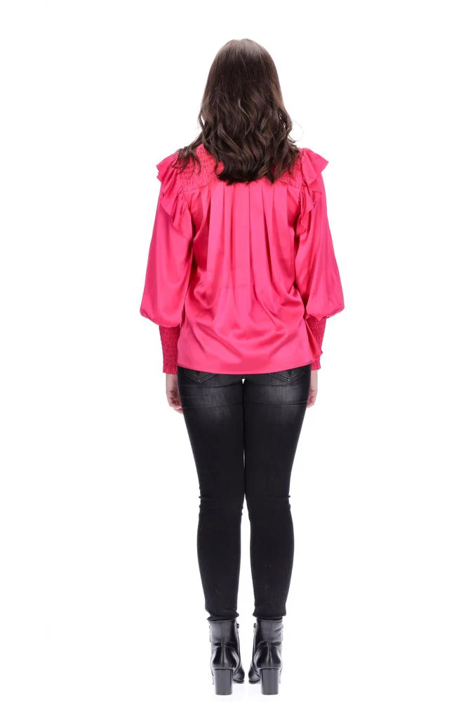 Augustine Lily Top - Crimson Pink - Image 6