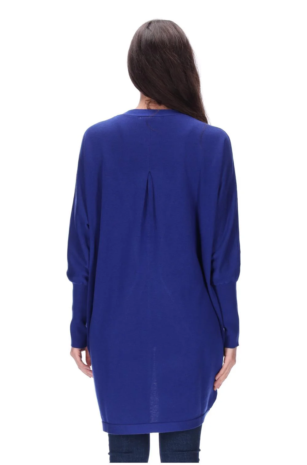 Augustine Merino Blend Cardi Kimono - Royal Blue - Image 4