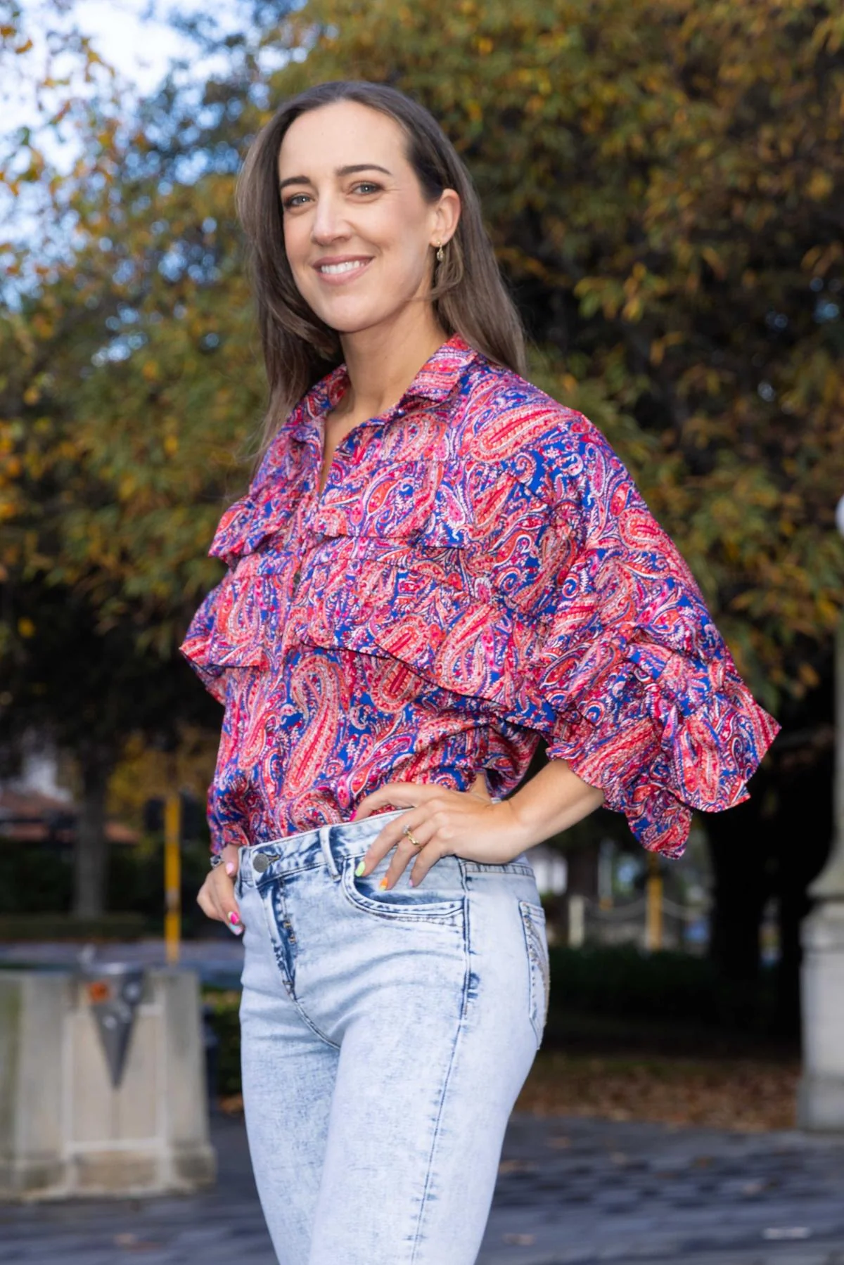 Augustine Mia Ruffle Shirt