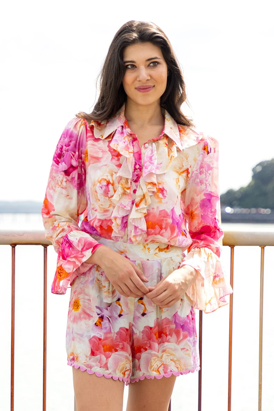 Augustine Monica Shirt Pink Floral