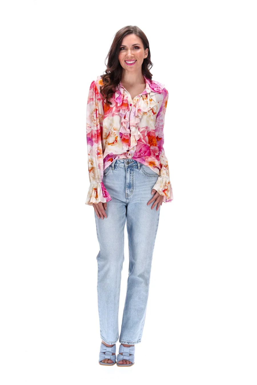 Augustine Monica Shirt Pink Floral - Image 4