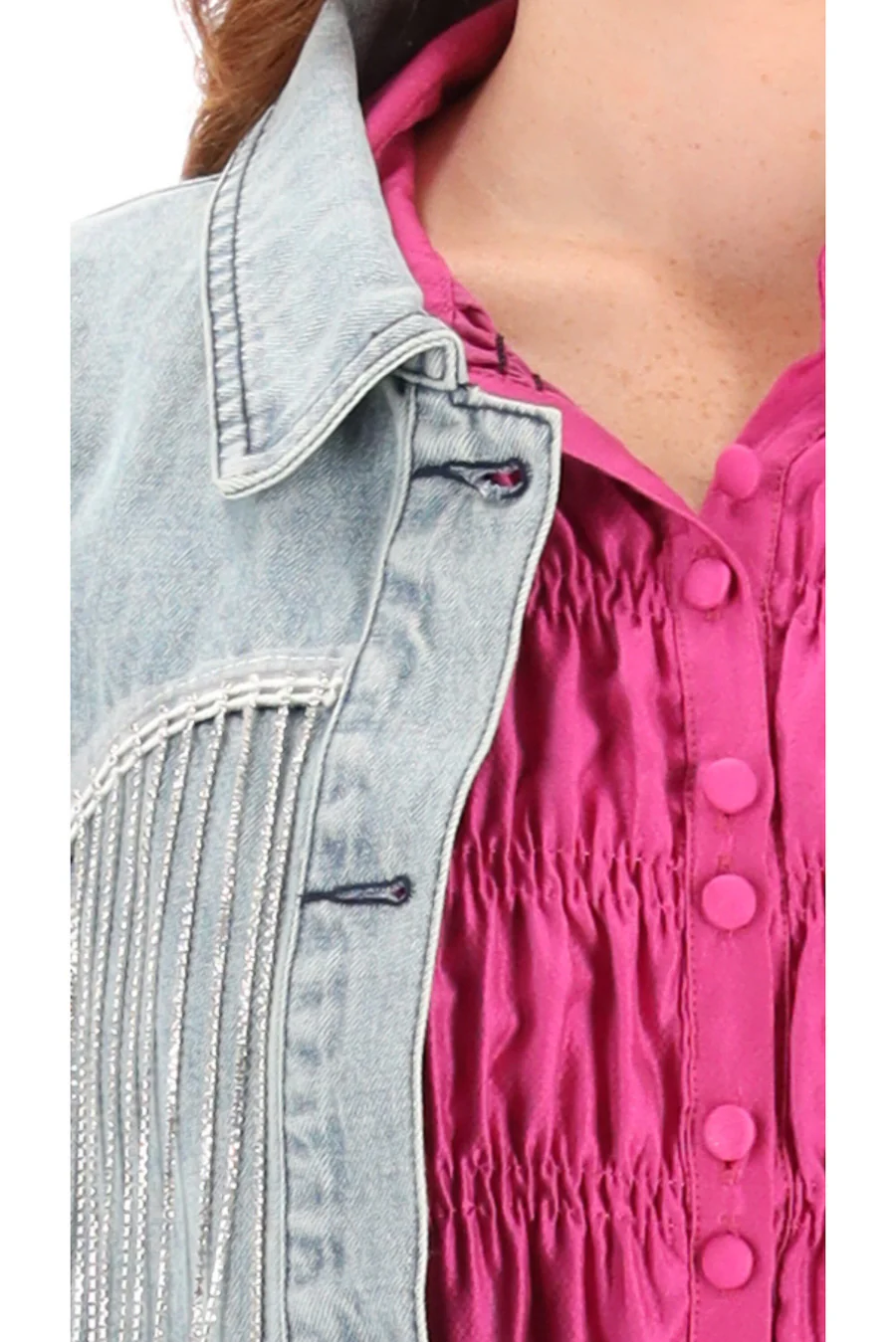 Augustine Natalia Denim Jacket - Image 3