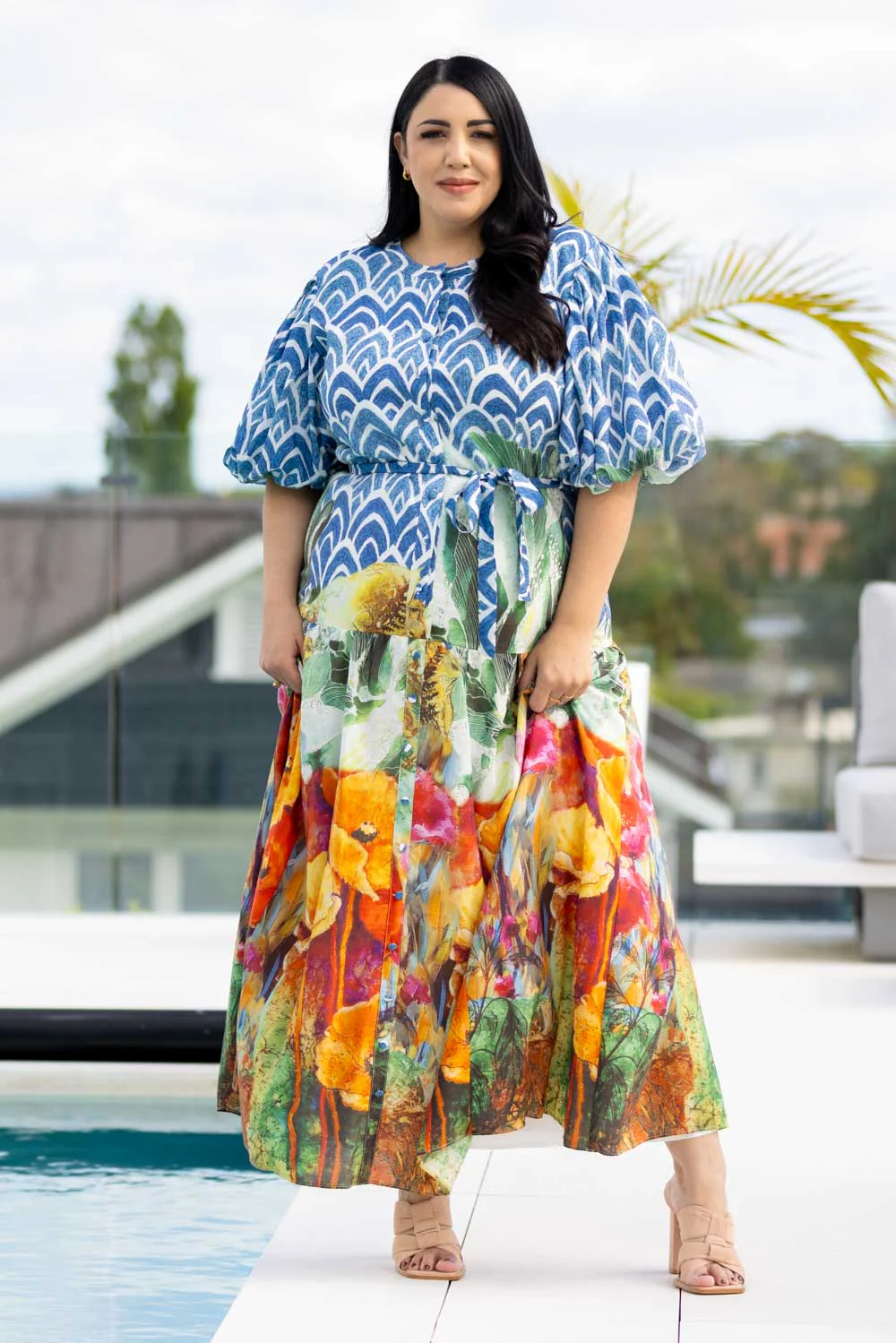 Augustine Pansy Maxi Dress - Image 2