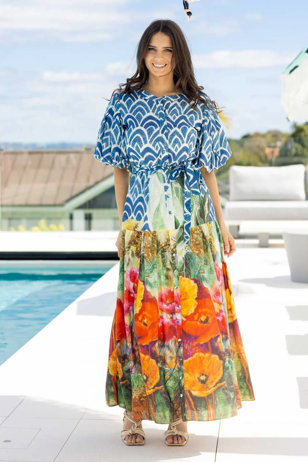 Augustine Pansy Maxi Dress - Image 4