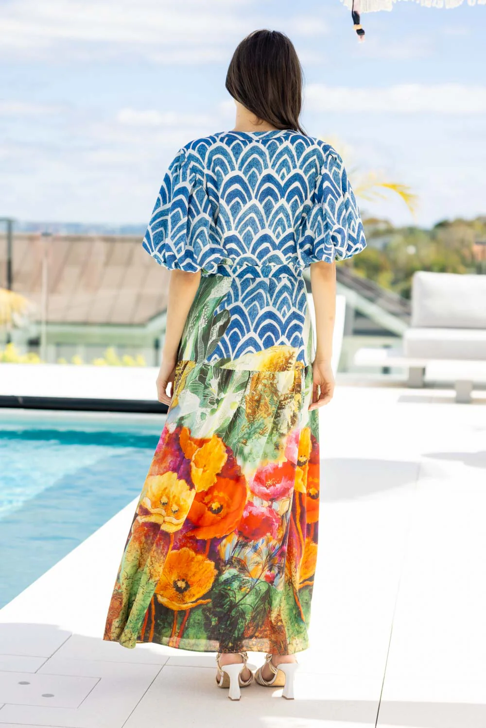 Augustine Pansy Maxi Dress - Image 5