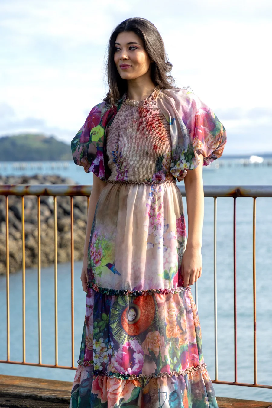 Augustine Saskia Midi Dress Floral