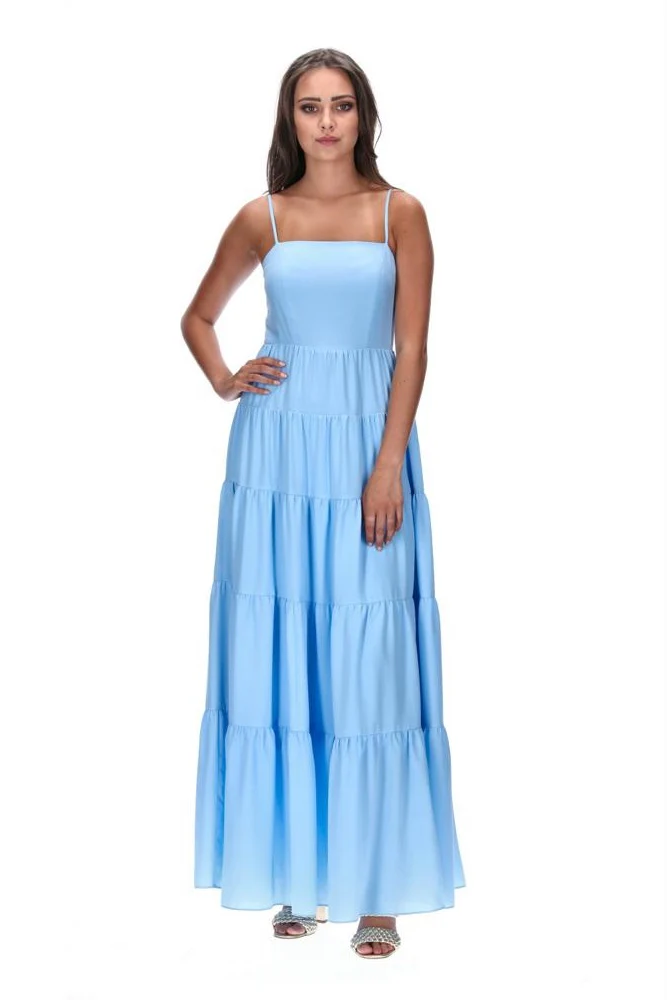 Augustine Shea Dress Baby Blue - Image 3