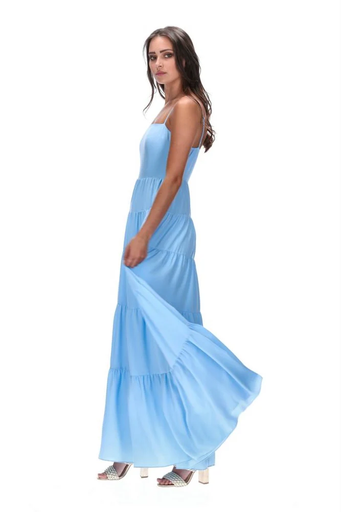 Augustine Shea Dress Baby Blue - Image 4