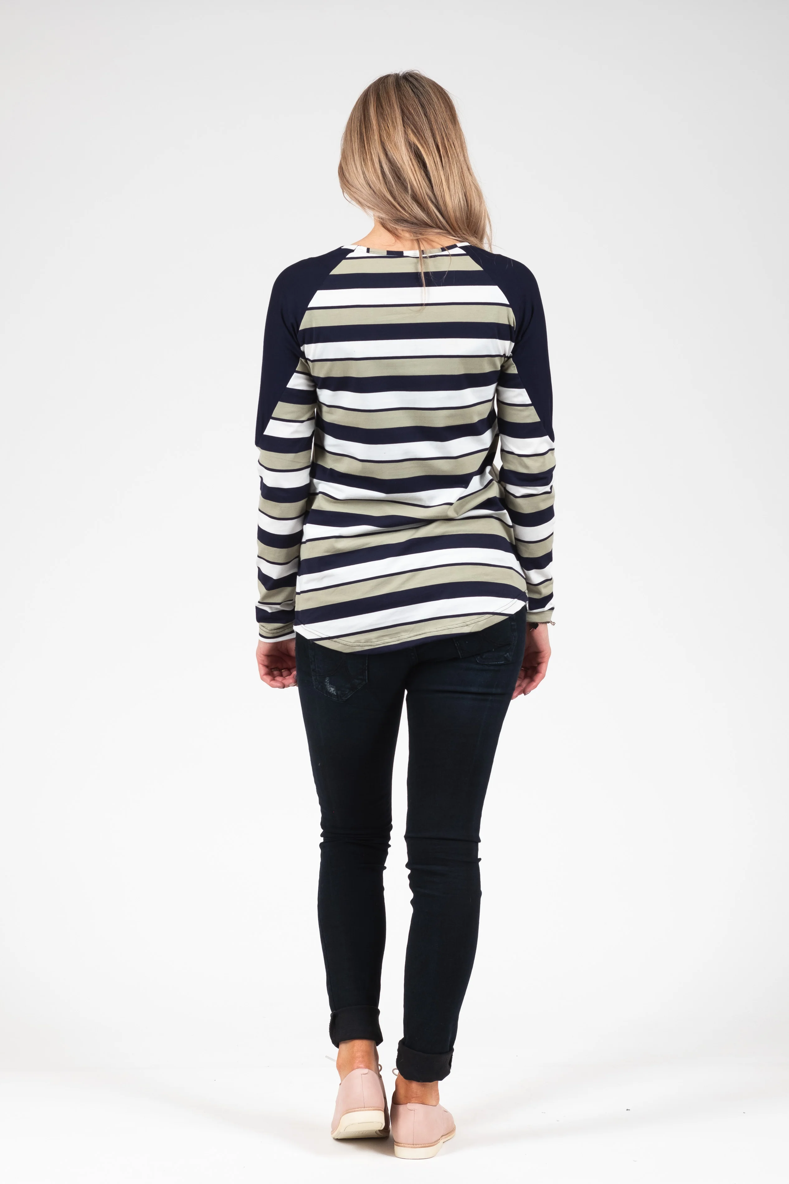 Bailey Top - Green Stripe - Image 3