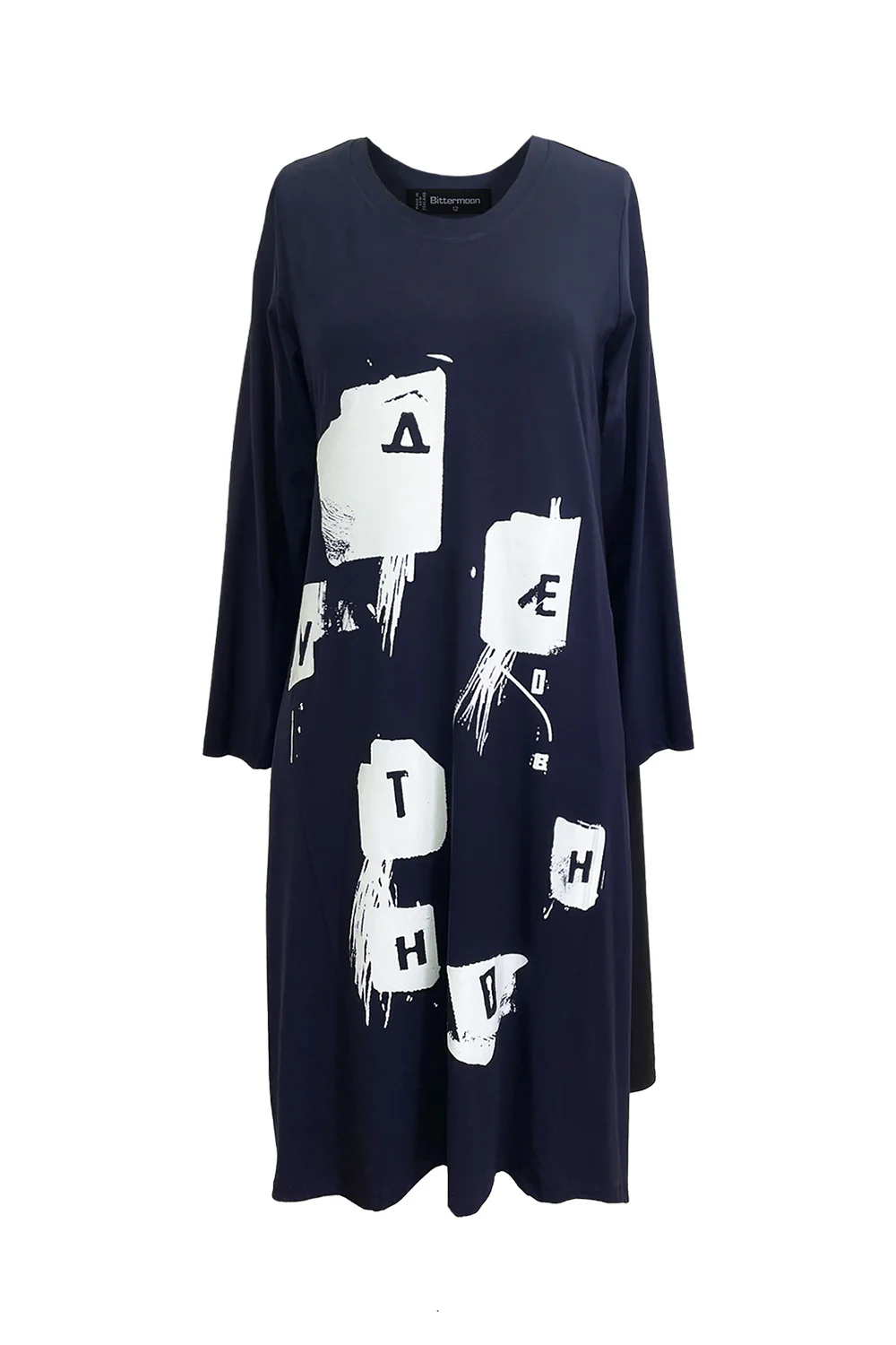 Bittermoon Alphbet Dress - Black - Image 2