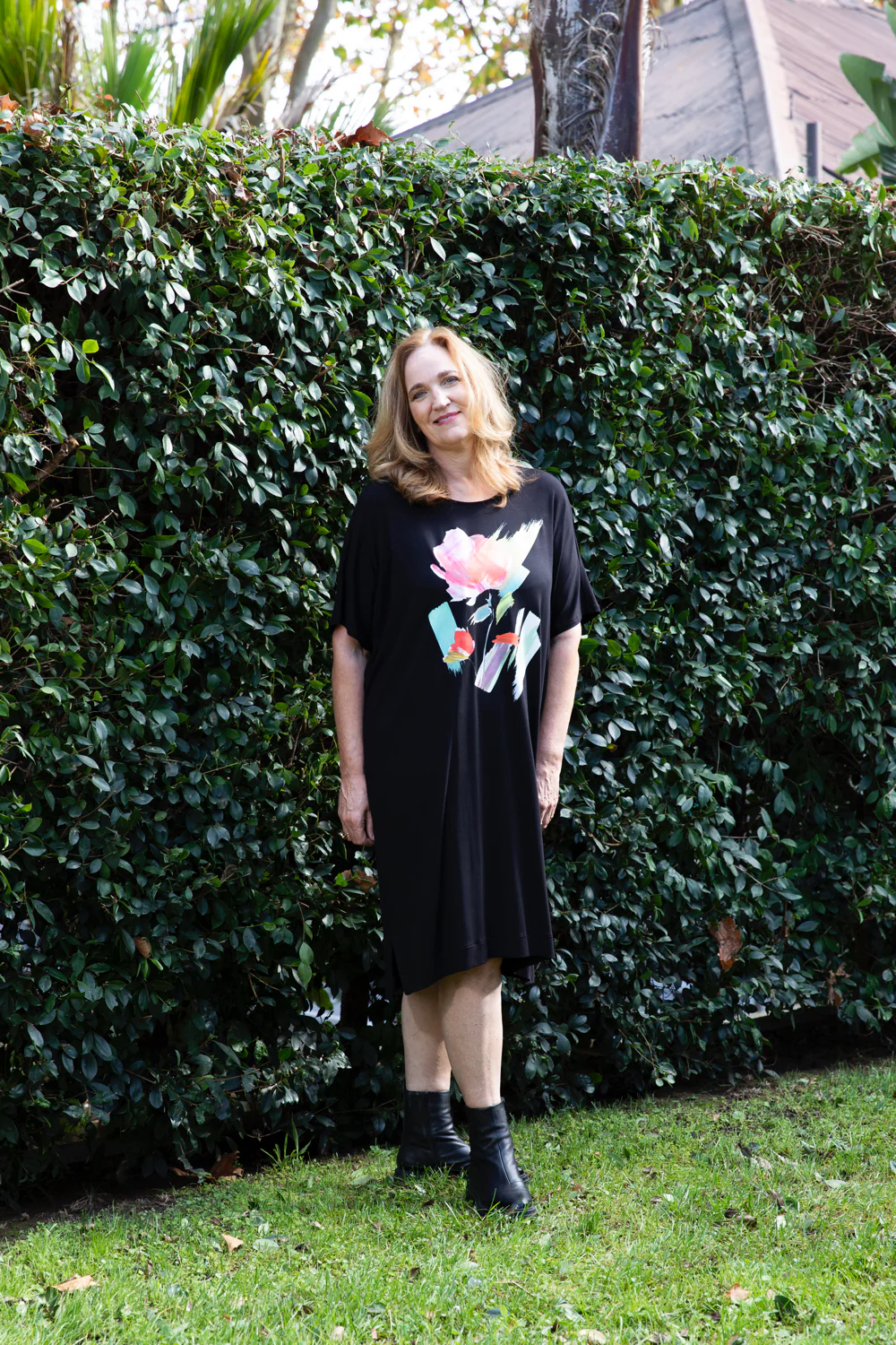 Bittermoon Brush Stroke Dress - Black - Image 7