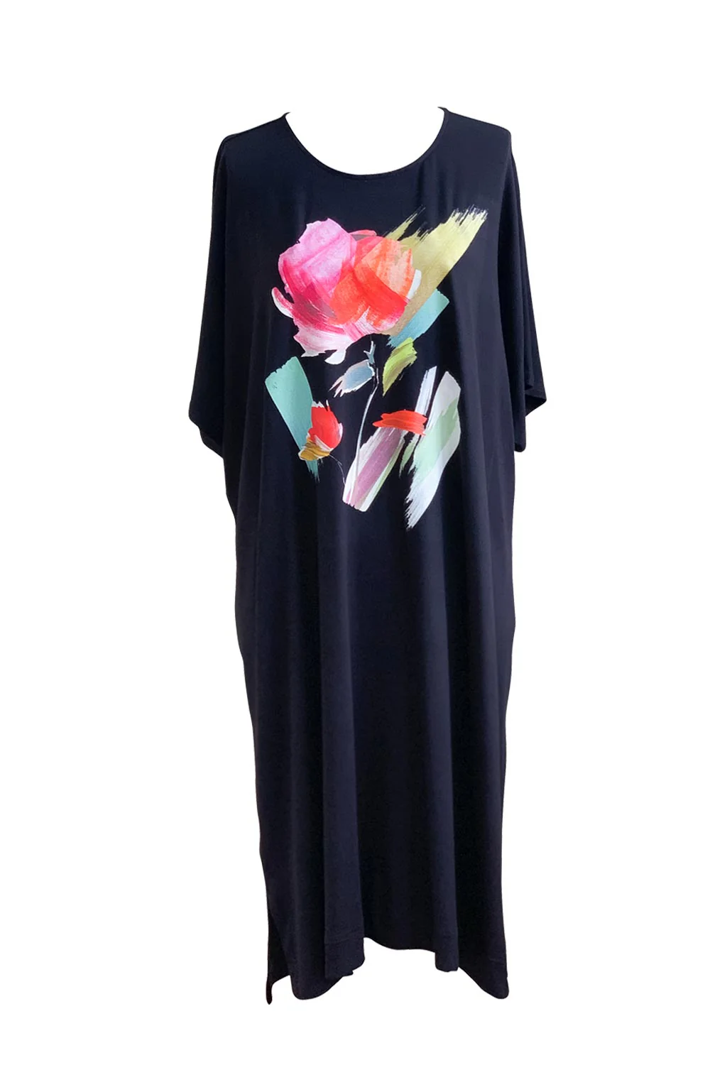 Bittermoon Brush Stroke Dress - Navy