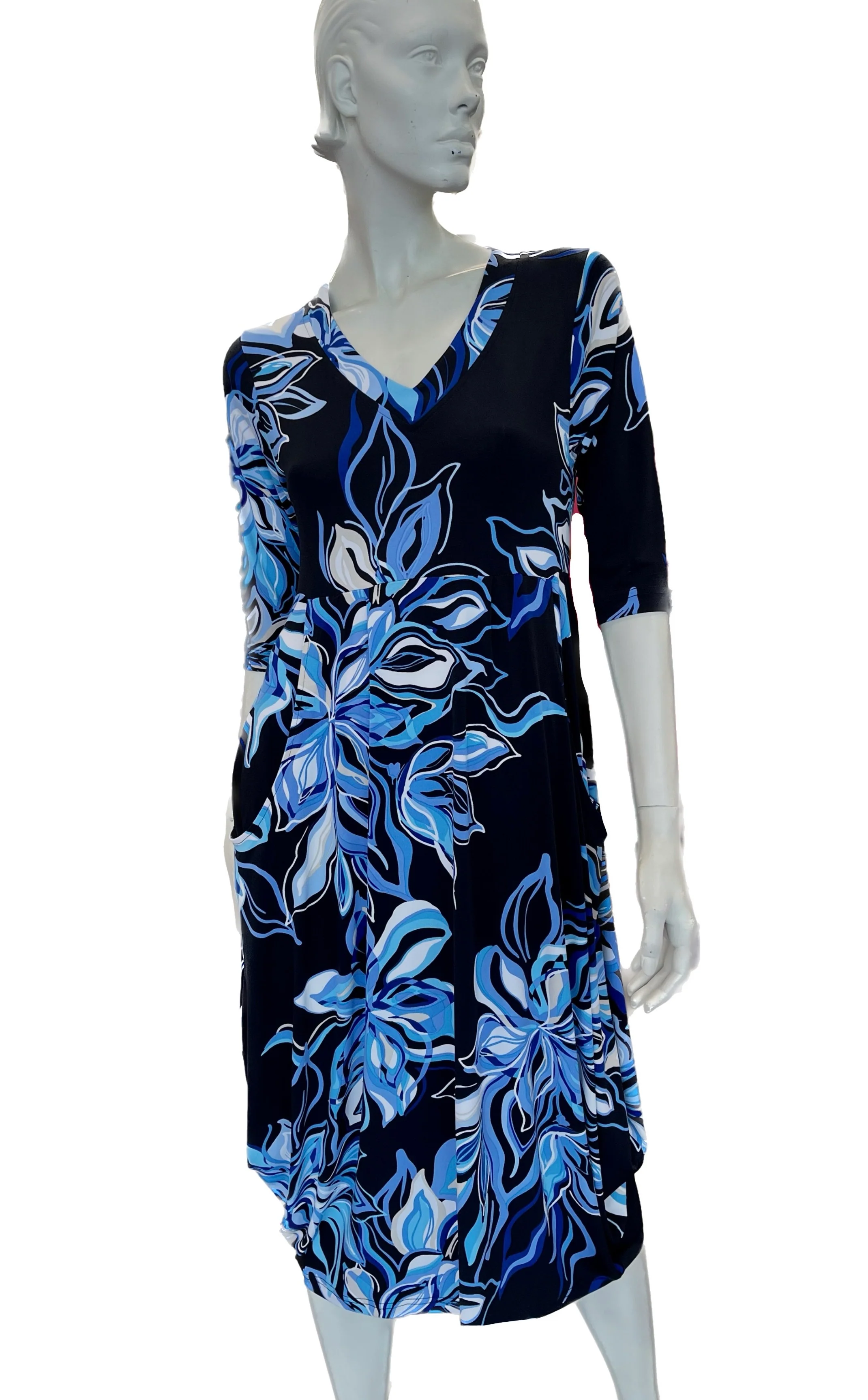 Bittermoon Carly Dress - Blue Floral - Image 2