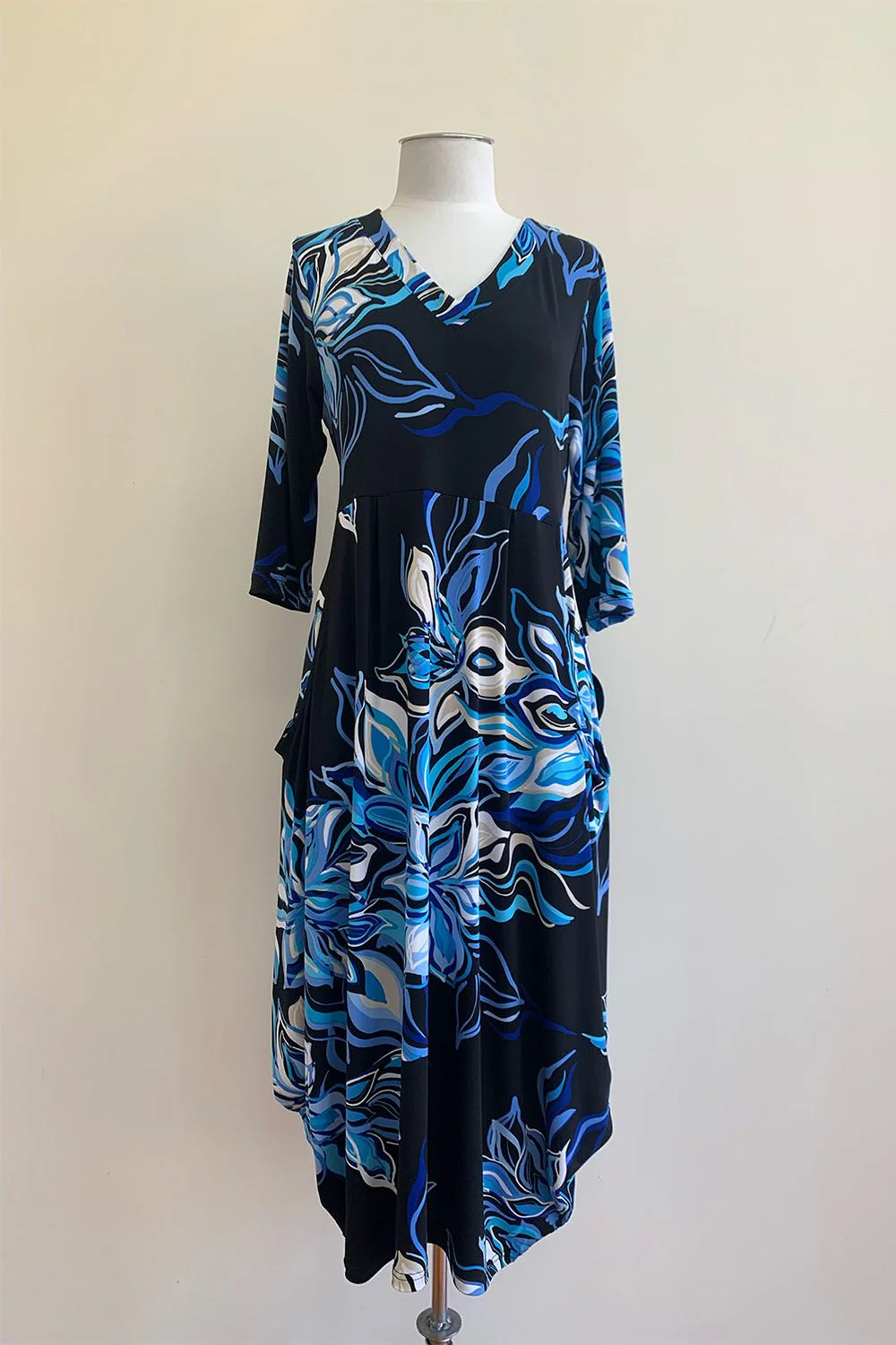 Bittermoon Carly Dress - Blue Floral - Image 5