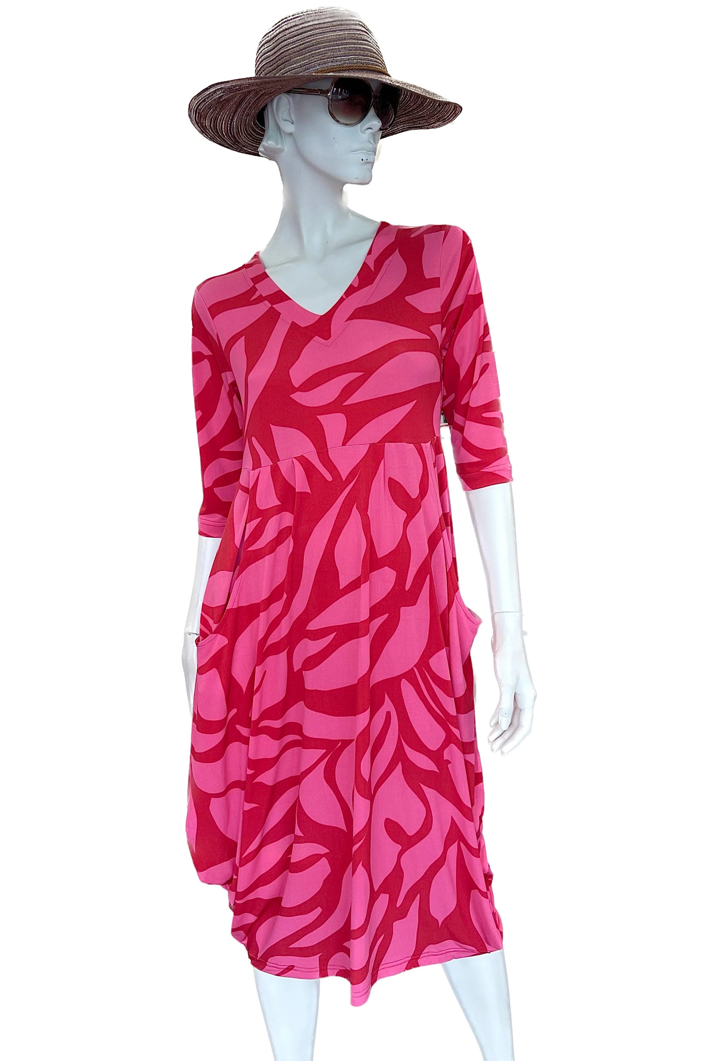 Bittermoon Carly Dress - Fuchsia - Image 4