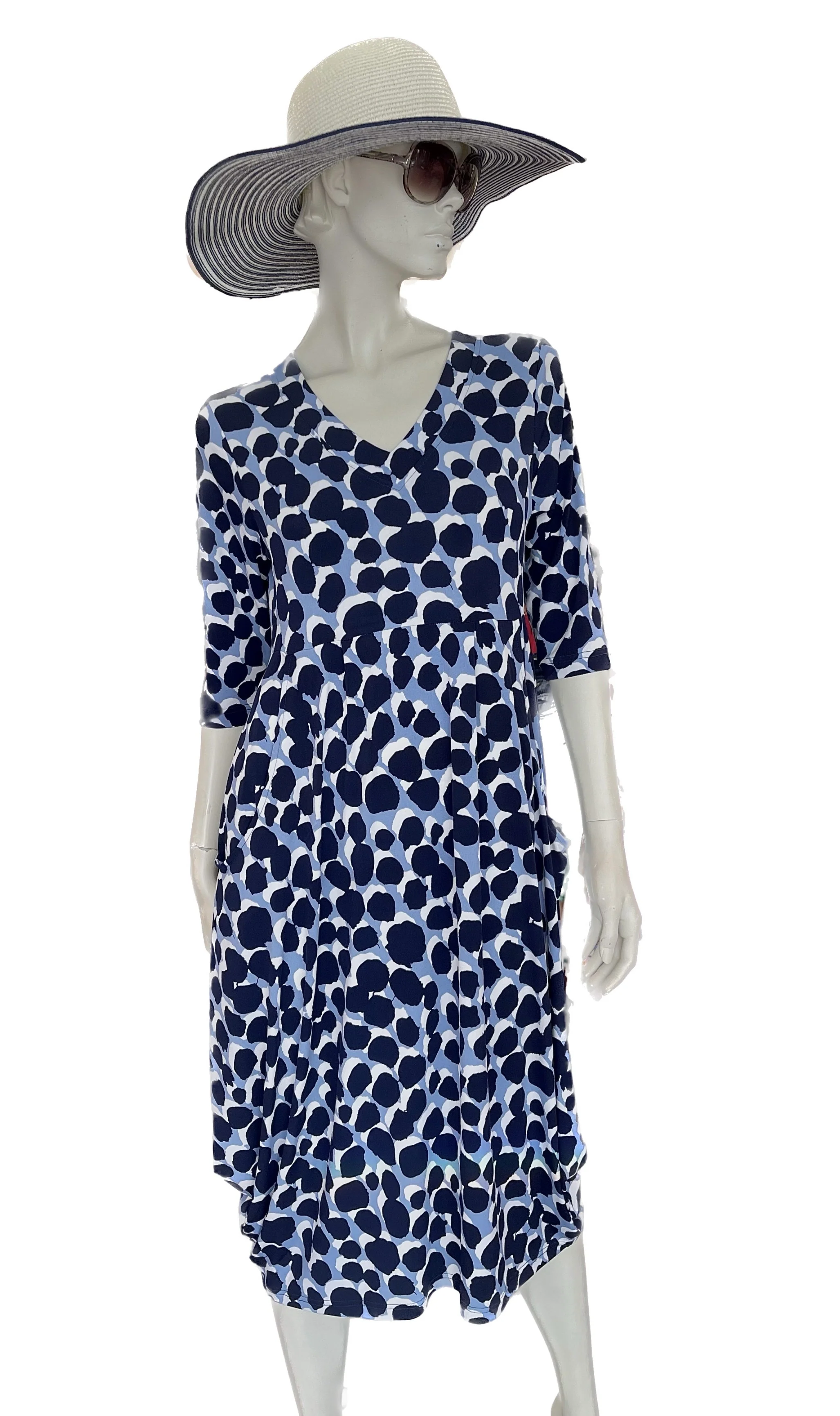Bittermoon Carly Dress - Ocean/ Animal Print - Image 2