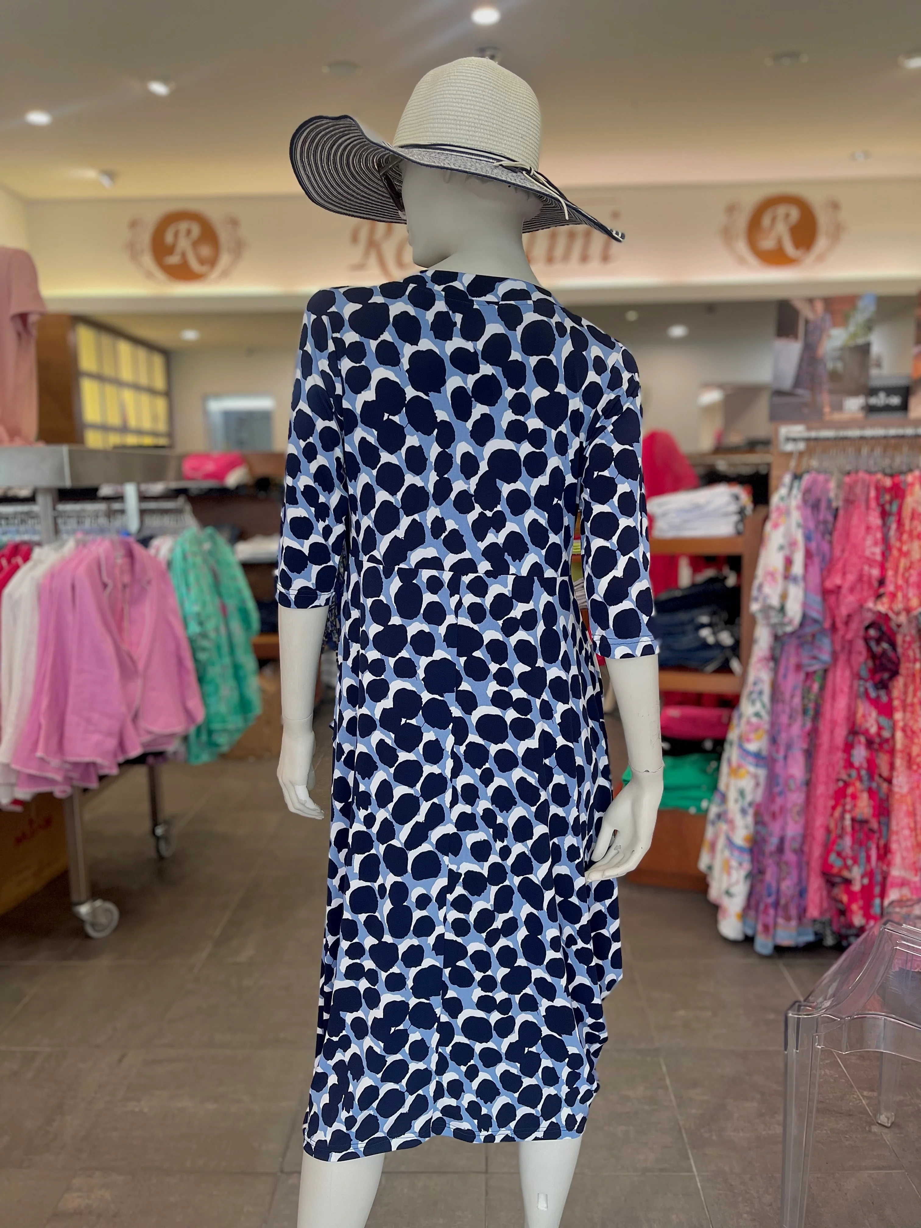 Bittermoon Carly Dress - Ocean/ Animal Print - Image 3