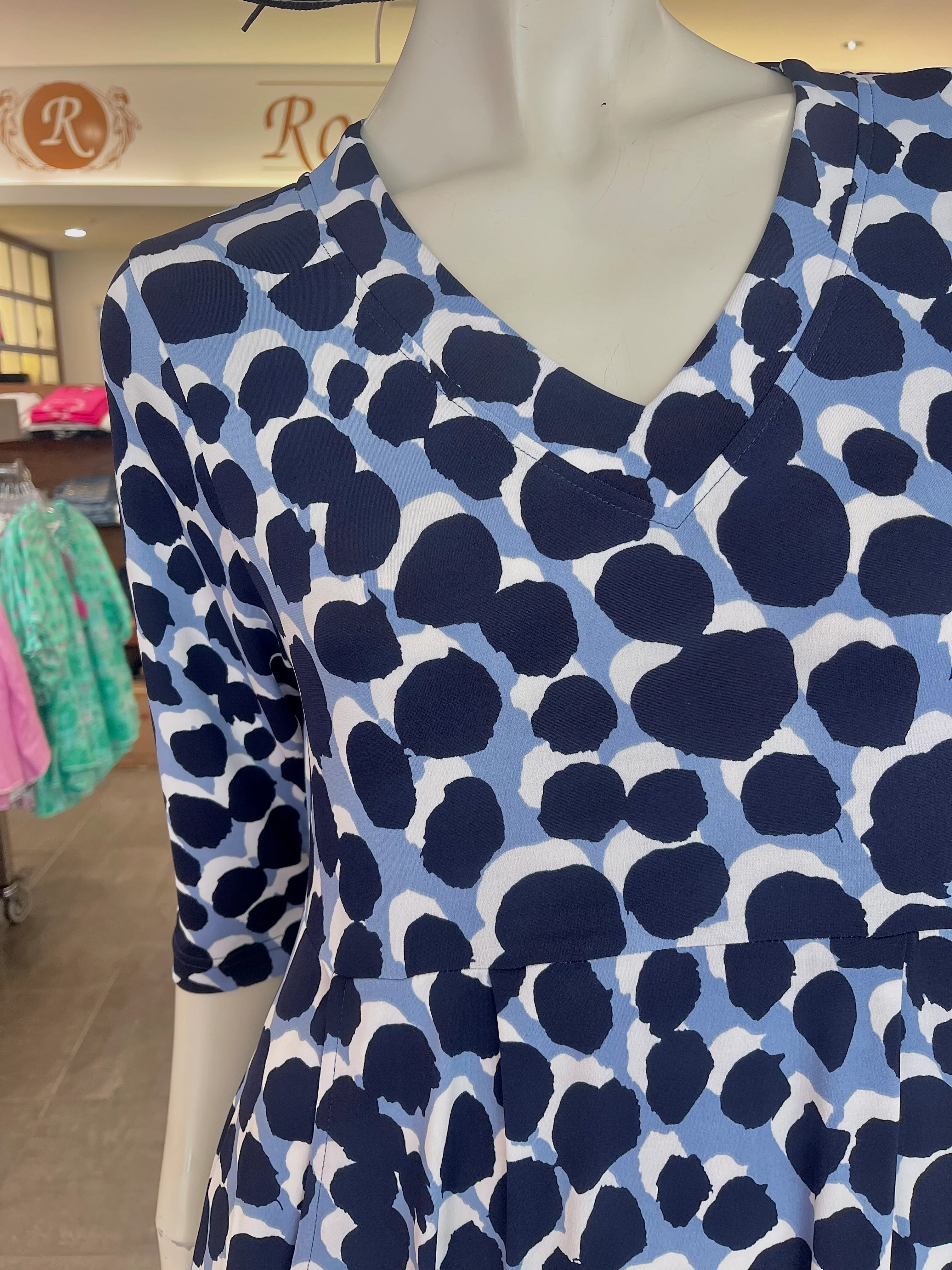 Bittermoon Carly Dress - Ocean/ Animal Print - Image 4