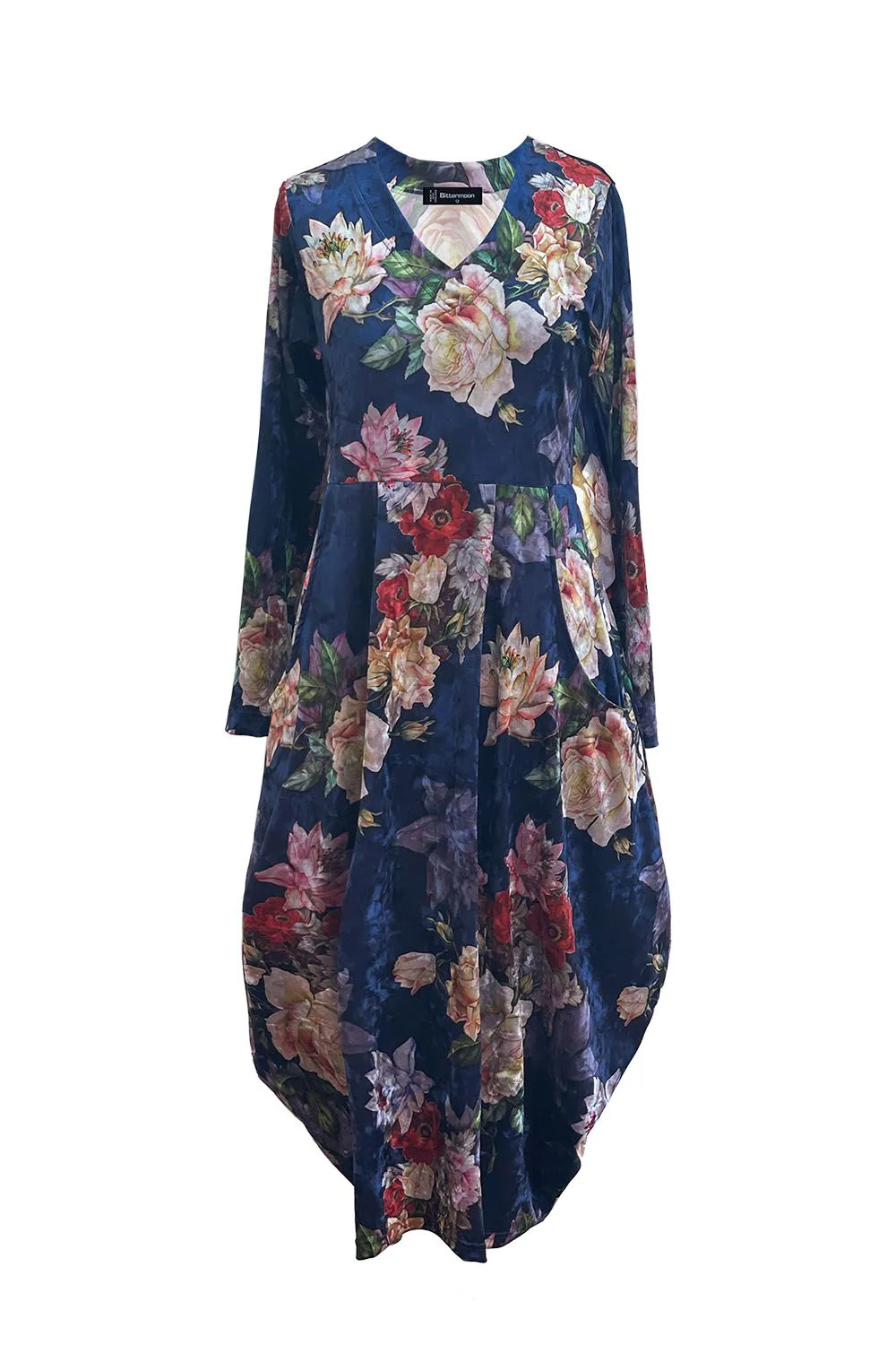 Bittermoon Carly Dress Velvet - Sapphire