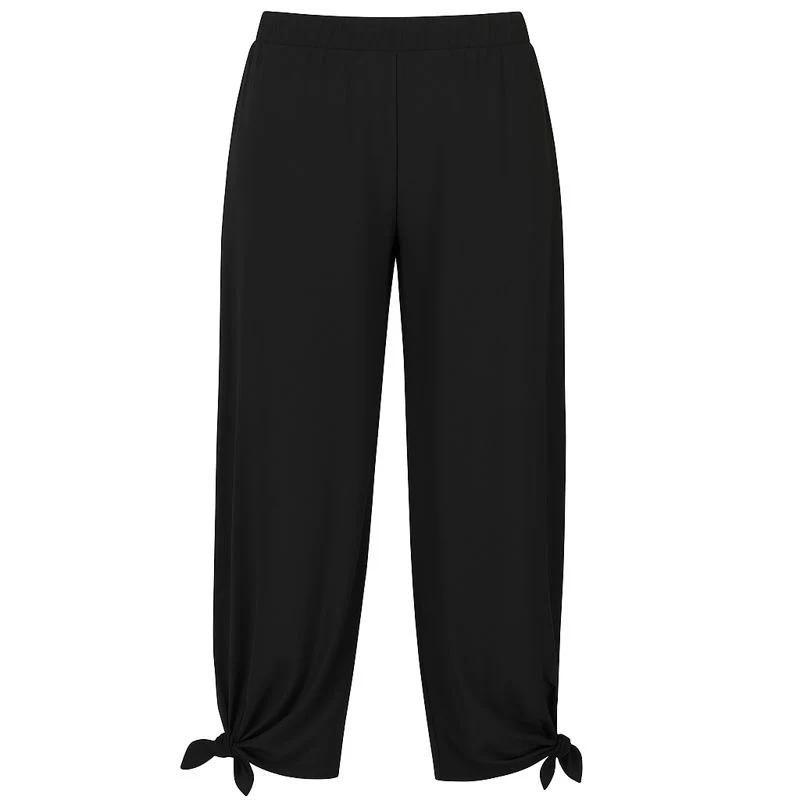 Bittermoon Tie Hem Pant - Black - Image 2