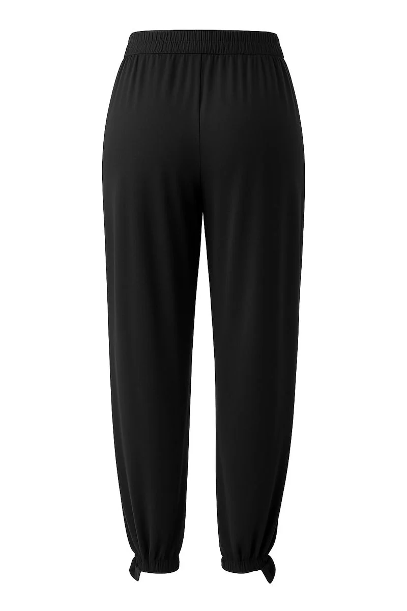 Bittermoon Tie Hem Pant - Black - Image 3